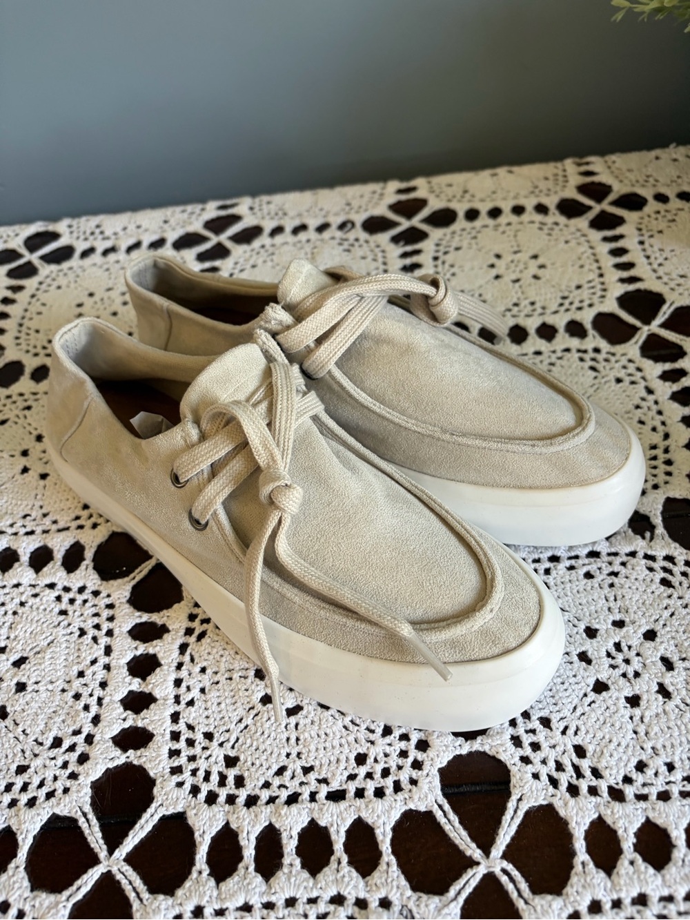 Maurices Minimalist SuperCush MicroSued Platform Lace-Up Sneakers